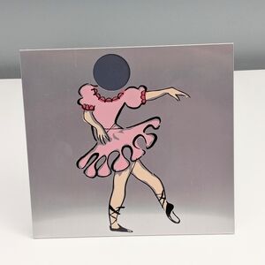 Silver Ballerina Picture Frame - Insert Your Ballerina's Face Into The Frame